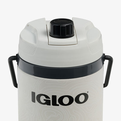 Lid Closed View | Trailmate® 54 Oz Hybrid Jug::Bone::Leakproof lid 