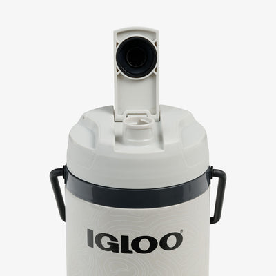 Lid Open View | Trailmate® 54 Oz Hybrid Jug::Bone::Twist-n-chug spout 