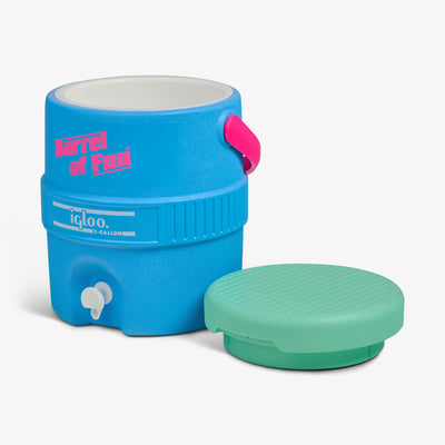Open View | Barrel of Fun 2 Gallon Jug::Carolina Blue::