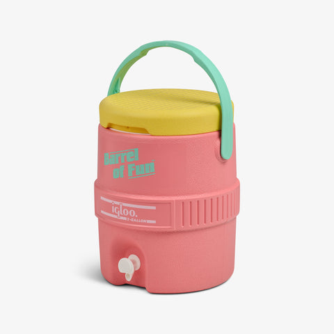 Handle View | Barrel of Fun 2 Gallon Jug::Flamingo::