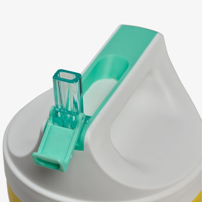 Straw View | Retro Playmate Half Gallon Jug::Flamingo::Flip-up straw
