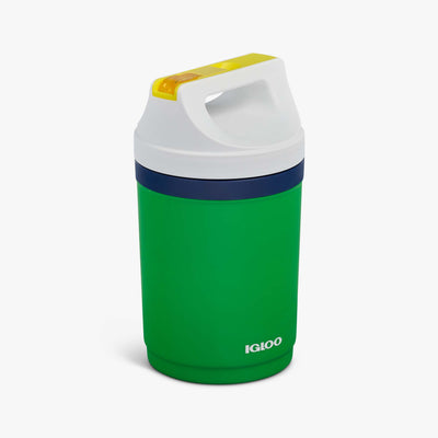 Angle View | Retro Playmate Half Gallon Jug::Whistle Green::Leak-resistant