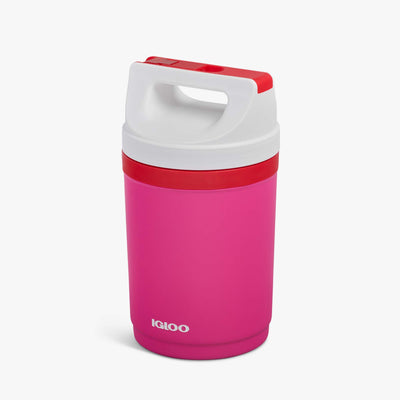 Angle View | Retro Playmate Half Gallon Jug::Tutti Frutti::Easy-carry handle