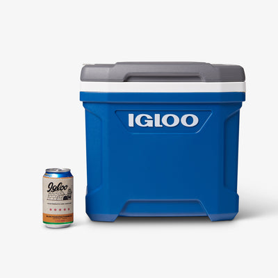 Size View | Latitude 16 Qt Cooler::Blue::Fits up to 24 cans 