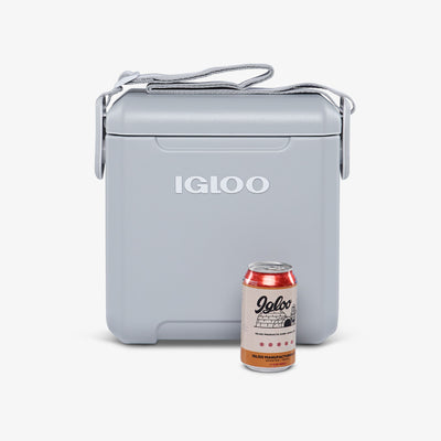 Size View | Tag Along Too Cooler::Light Gray::Holds up to 14 cans