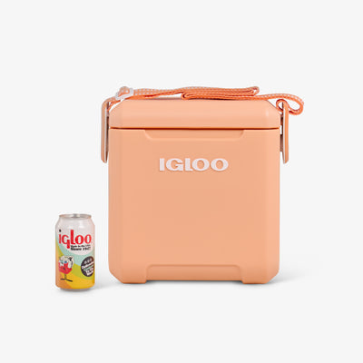 Size View | Tag Along Too Cooler::Apricot::Holds up to 14 cans