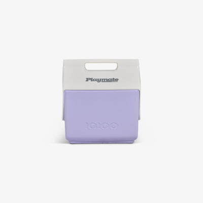 Front View | Retro Little Playmate 7 Qt Cooler::Lilac::