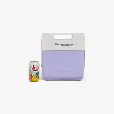 Size View | Retro Little Playmate 7 Qt Cooler::Lilac::THERMECOOL™ Insulation