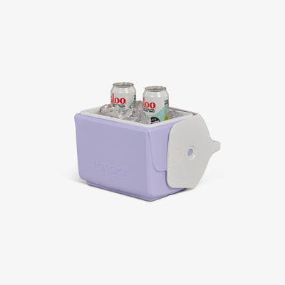 Open View | Retro Little Playmate 7 Qt Cooler::Lilac::THERMECOOL™ Insulation