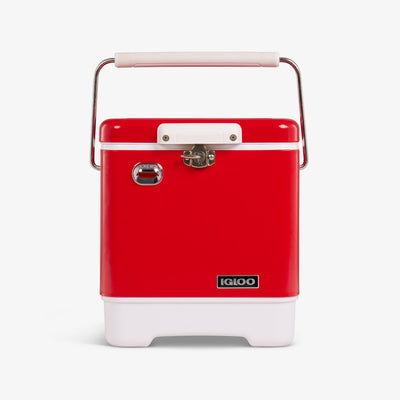 Front View | Legacy 20 Qt Cooler::Red Star::Durable steel exterior