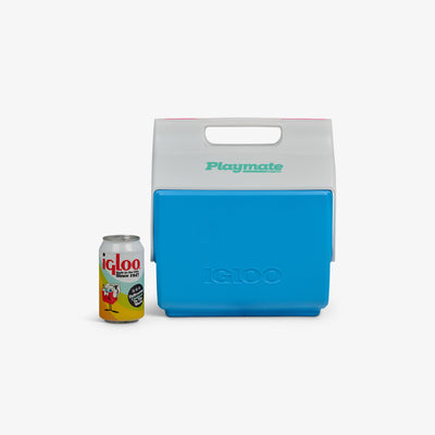 Size View | Little Playmate 7 Qt Cooler::Carolina Blue::Holds up to 9 cans