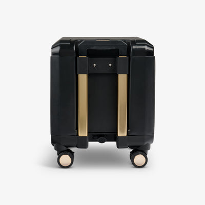 Back View | Tag Along Too Spinner Cooler::Luxe Black::Drain plug