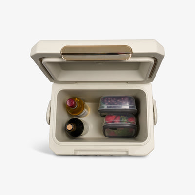 Interior View | Tag Along Too Highrise Cooler::Luxe Linen::Gasketed lid