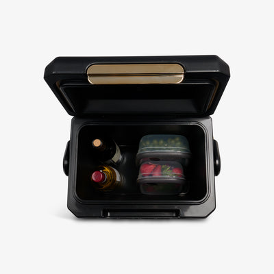 Interior View | Tag Along Too Highrise Cooler::Luxe Black::Gasketed lid