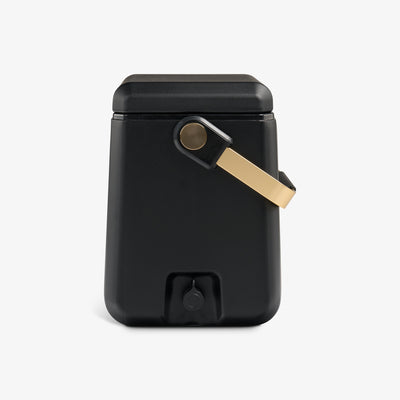 Profile View | Tag Along Too Highrise Cooler::Luxe Black::Drain plug