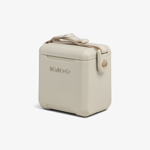 Angle View | Tag Along Too Remix Cooler::Luxe Linen::Luxe-edition matte color with vacuum-metallized accents