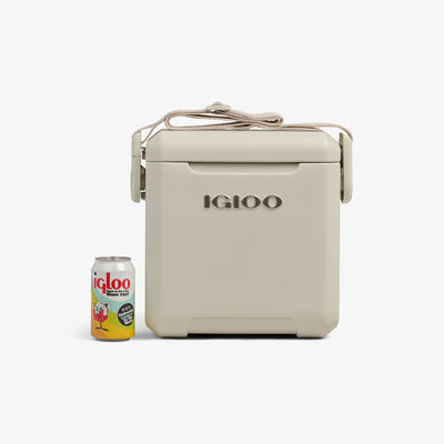 Size View | Tag Along Too Remix Cooler::Luxe Linen::Holds up to 14 cans