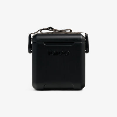 Front View | Tag Along Too Remix Cooler::Luxe Black::Interchangeable adjustable strap