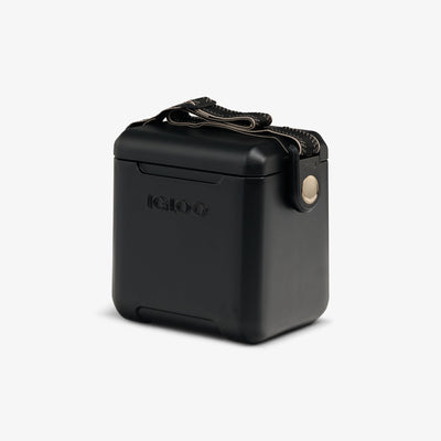 Angle View | Tag Along Too Remix Cooler::Luxe Black::Luxe-edition matte color with vacuum-metallized accents