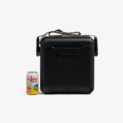 Size View | Tag Along Too Remix Cooler::Luxe Black::Holds up to 14 cans