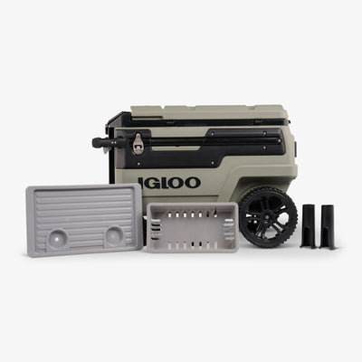 Accessories View | Trailmate Journey 70 Qt Cooler::Olive/Black::