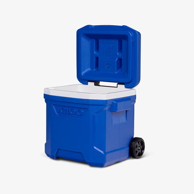 Open View | Profile II 16 Qt Roller Cooler::Blue::