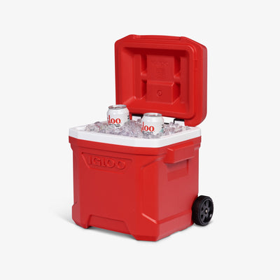 Open View | Profile II 16 Qt Roller Cooler::Red::