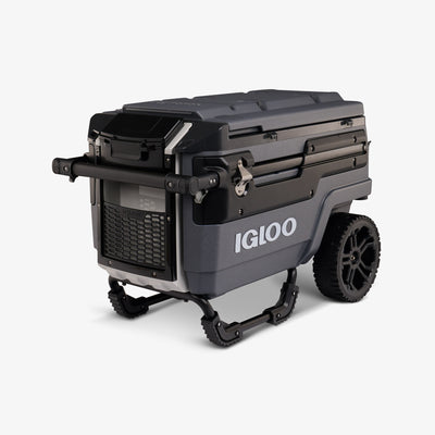 Angle View | Trailmate Journey 70 Qt Cooler::Carbonite::THERMECOOL™, eco-friendly insulation