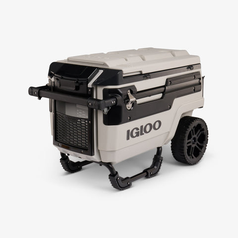 Angle View | Trailmate Journey 70 Qt Cooler::Bone::THERMECOOL™, eco-friendly insulation