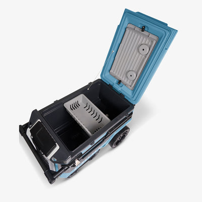 Interior View | Trailmate® Journey 70 Qt Cooler::Modern Blue::