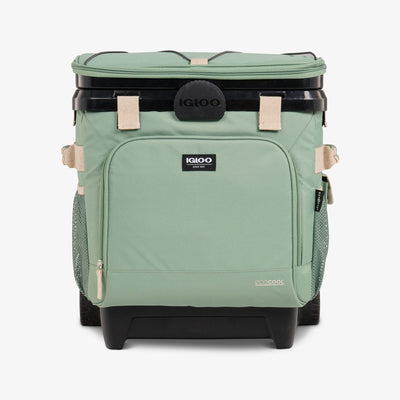 Front View | ECOCOOL® 36-Can Roller Bag::::GRS recycled exterior