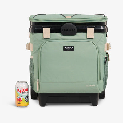 Size View | ECOCOOL® 36-Can Roller Bag::::Holds up to 36 cans