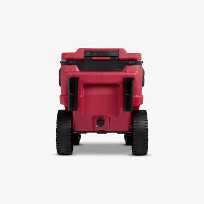 Back View | Trailmate® Journey 70 Qt Cooler::Industrial Red::Rear accessory slots