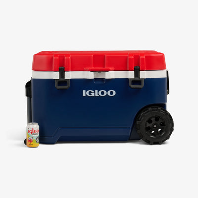 Size View | Trailmate® 75 Qt Roller Cooler::::Holds up to 112 cans 