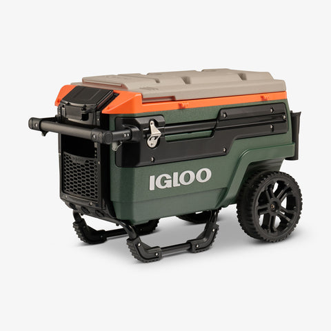 Angle View | Trailmate Journey 70 Qt Cooler::Sportsman::THERMECOOL™, eco-friendly insulation