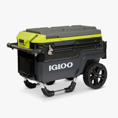 Angle View | Trailmate Journey 70 Qt Cooler::Jet Carbon::THERMECOOL™ insulation