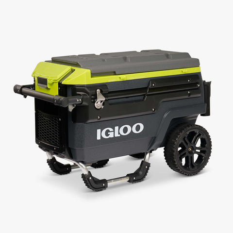 Angle View | Trailmate Journey 70 Qt Cooler::Jet Carbon::THERMECOOL™ insulation