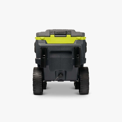 Back View | Trailmate Journey 70 Qt Cooler::Jet Carbon::Rear accessory slots