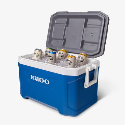Open View | Latitude 52 Qt Cooler::Blue::THERMECOOL insulation 