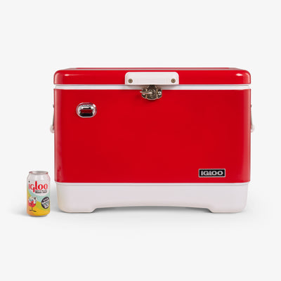 Size View | Legacy 54 Qt Cooler::Red Star::Holds up to 85 cans