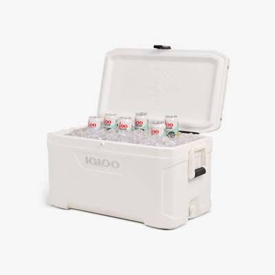 Open View | Marine Elite 70 Qt Cooler::::Insulated body & lid 