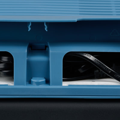 Cord Storage View | IE27 Thermoelectric Cooler::::Power cord storage compartment