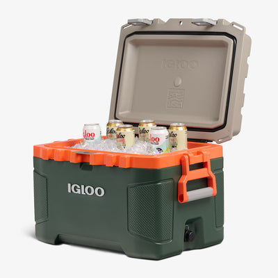 Open View | Trailmate 50 Qt Cooler::Sportsman::Insulated walls (1.5”) & lid