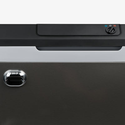 Bottle Opener View | Legacy 42 Thermoelectric Cooler::::Beetle-back bottle opener