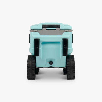 Back View | Trailmate Journey 70 Qt Cooler::Wave::Rear accessory slots