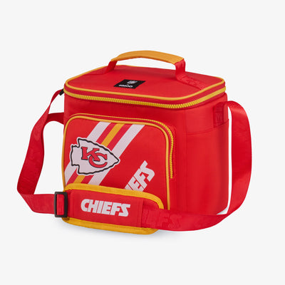 Angle View | Kansas City Chiefs Square Lunch Cooler Bag
