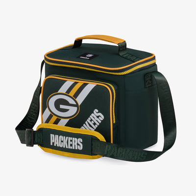 Angle View | Green Bay Packers Square Lunch Cooler Bag
