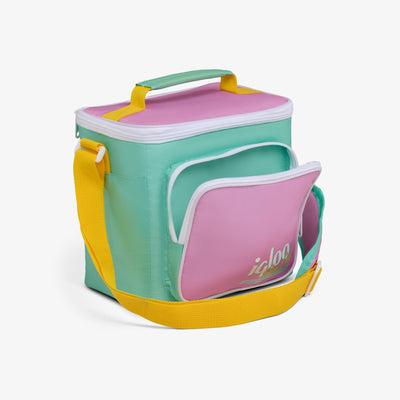 Pocket View | Retro Square Lunch Bag::Tea Rose::