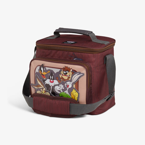 Angle View | Looney Tunes™ TV Square Lunch Cooler Bag::::Spacious main compartment 