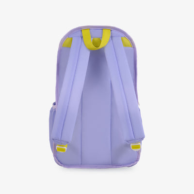 Back View | Retro Backpack Cooler::Lilac::Adjustable backpack straps